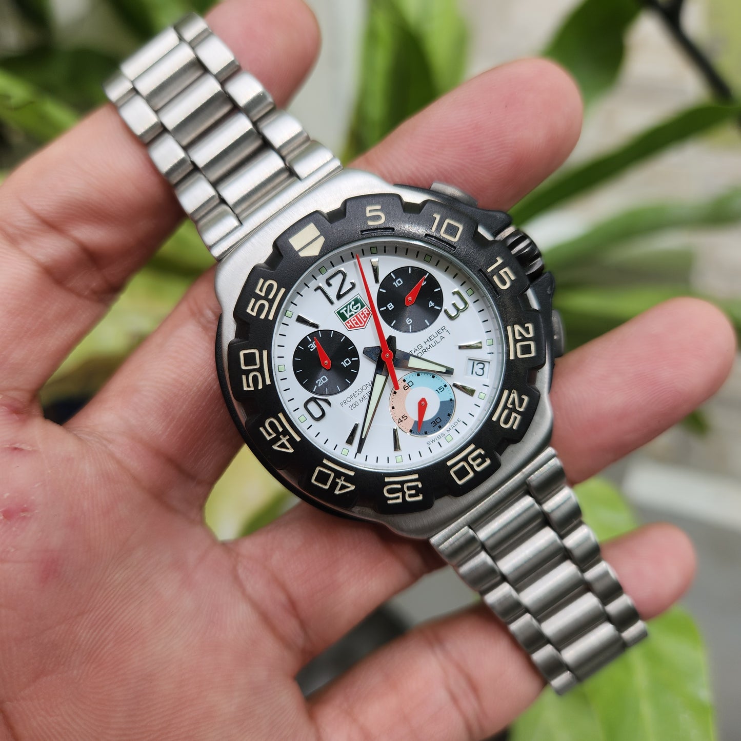 Tag Heuer F1 Chronograph White Dial 40mm