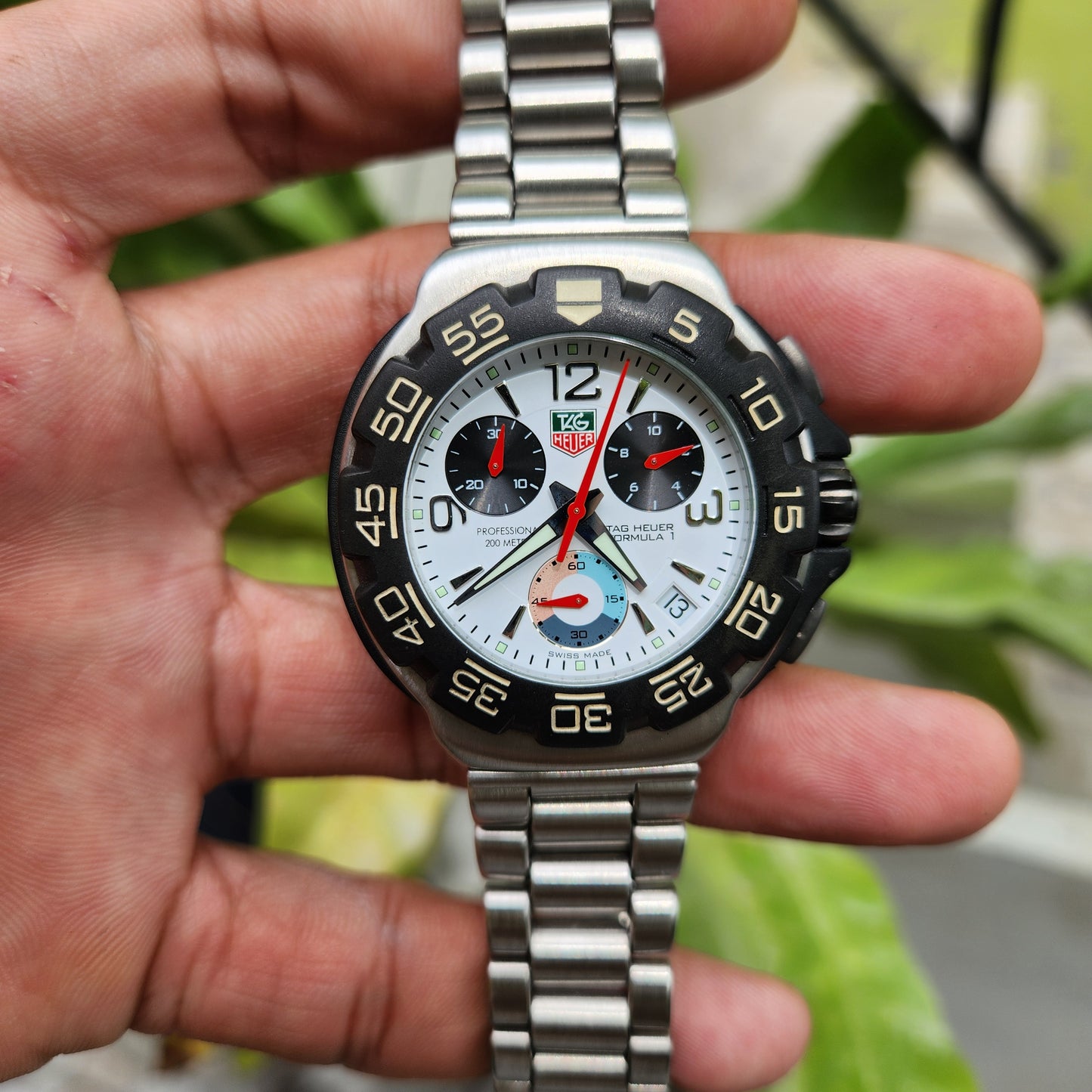 Tag Heuer F1 Chronograph White Dial 40mm