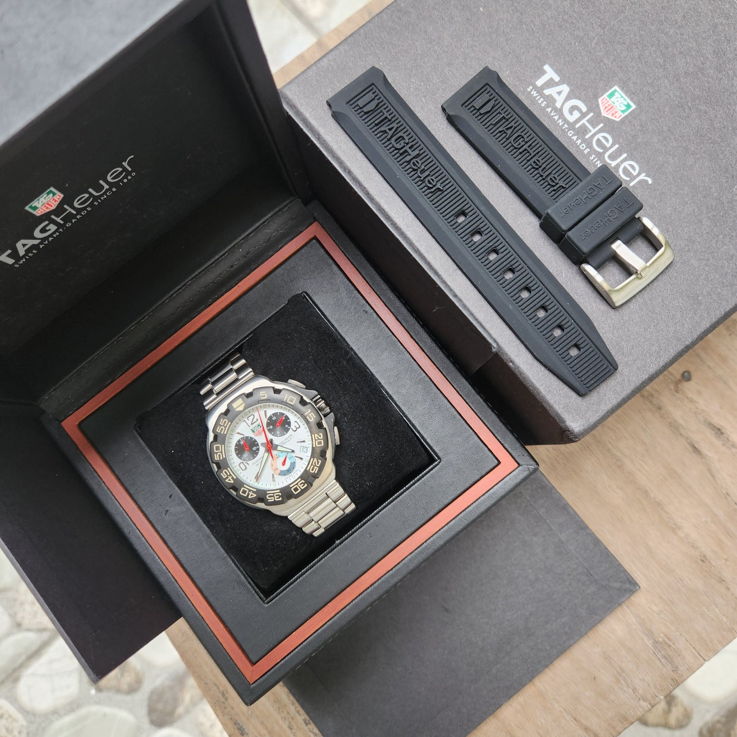 Tag Heuer F1 Chronograph White Dial 40mm