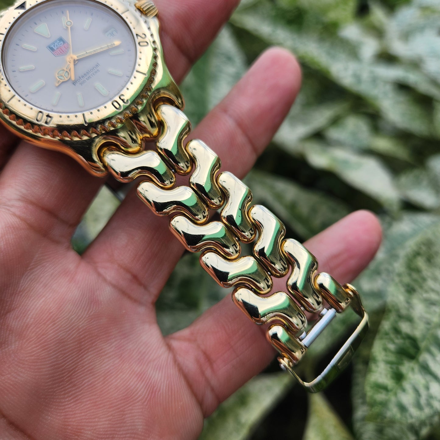 Tag Heuer Ladies S/EL Professional Gold Tone 38mm - Ivory Dial