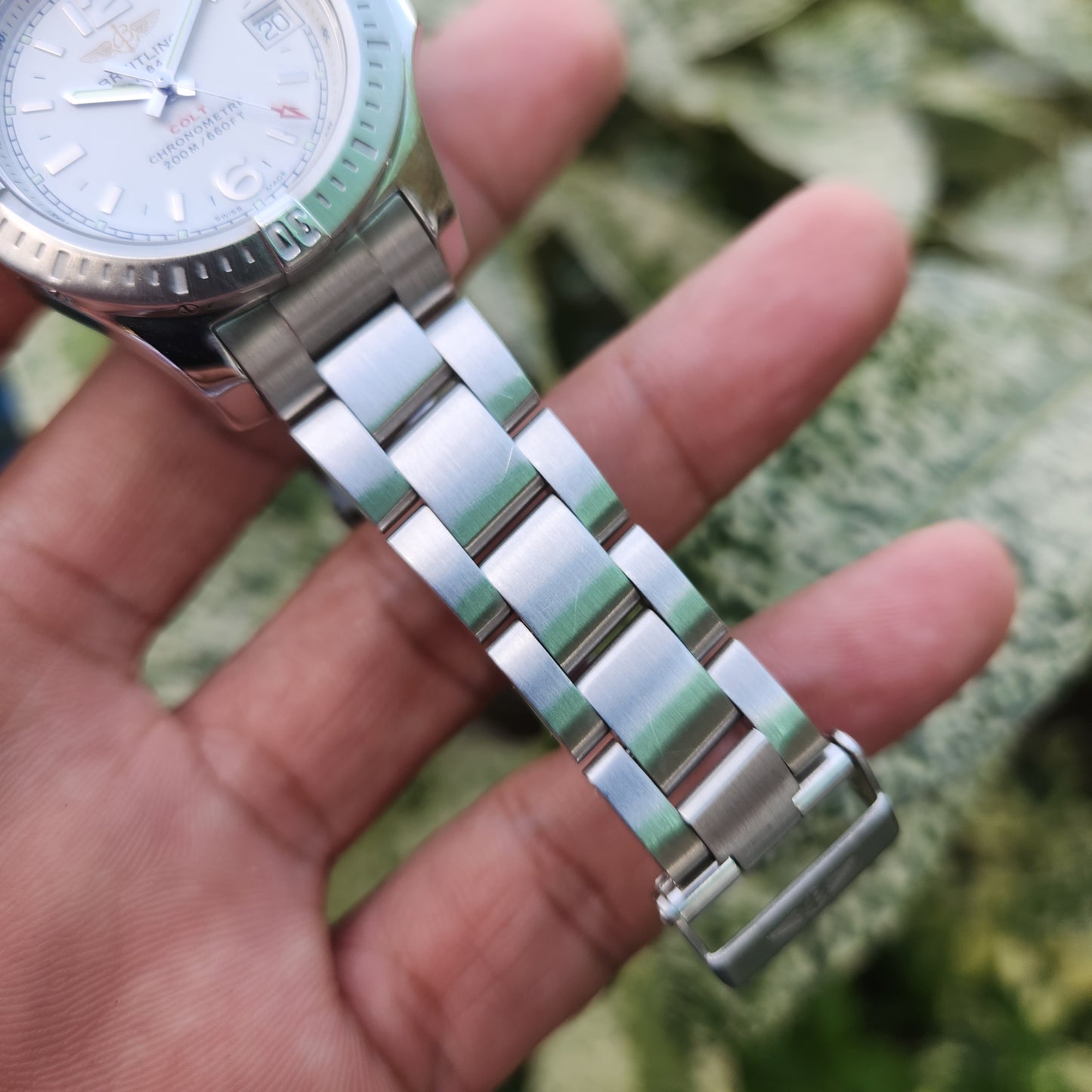 Breitling Colt Lady Chronometer Stratus Silver Dial 33mm - Complete Set