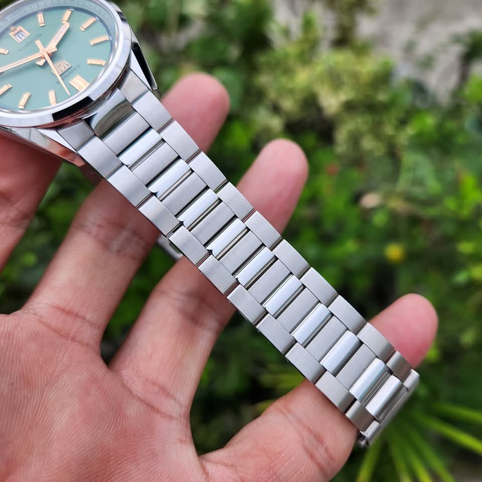 Tag Heuer Carrera Date Calibre 7 Pastel Green Dial 36mm Midsize - Complete Set