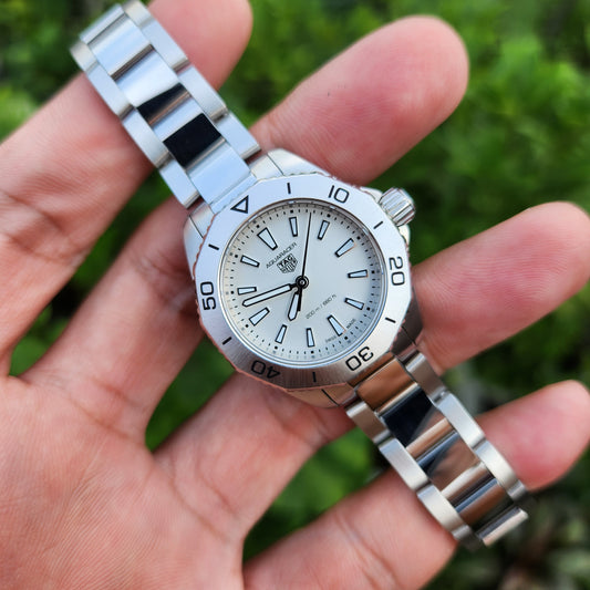Tag Heuer Ladies Aquaracer Professional White Mother of Pearl Dial 30mm