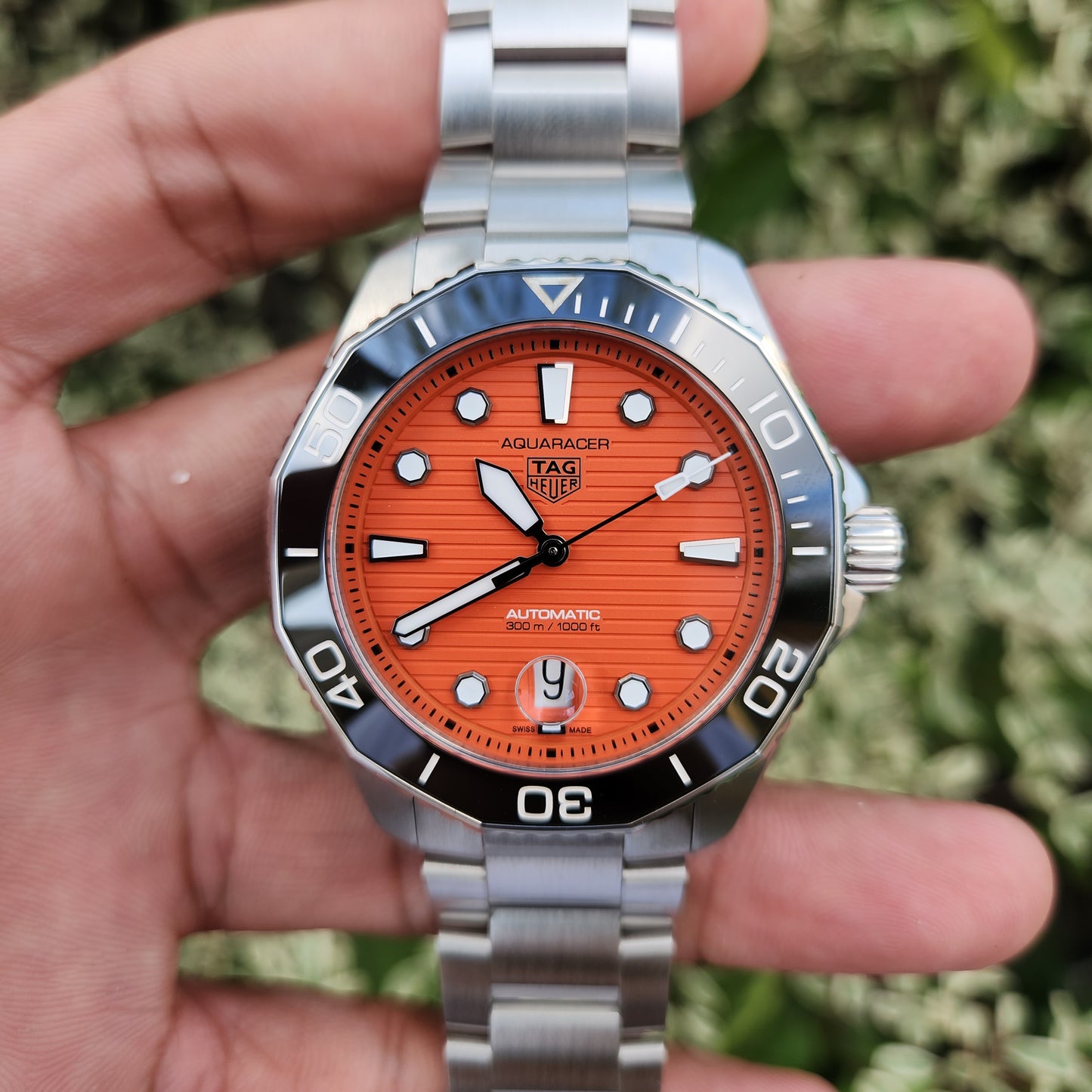 Tag Heuer Aquaracer Professional 300 Orange Diver Calibre 5 Ceramic Bezel 43mm - Complete Set