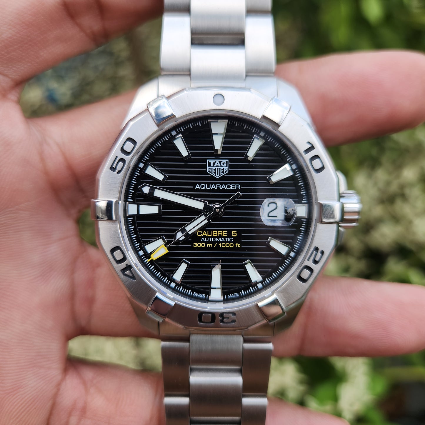 Tag Heuer Aquaracer Calibre 5 Black Dial 43mm