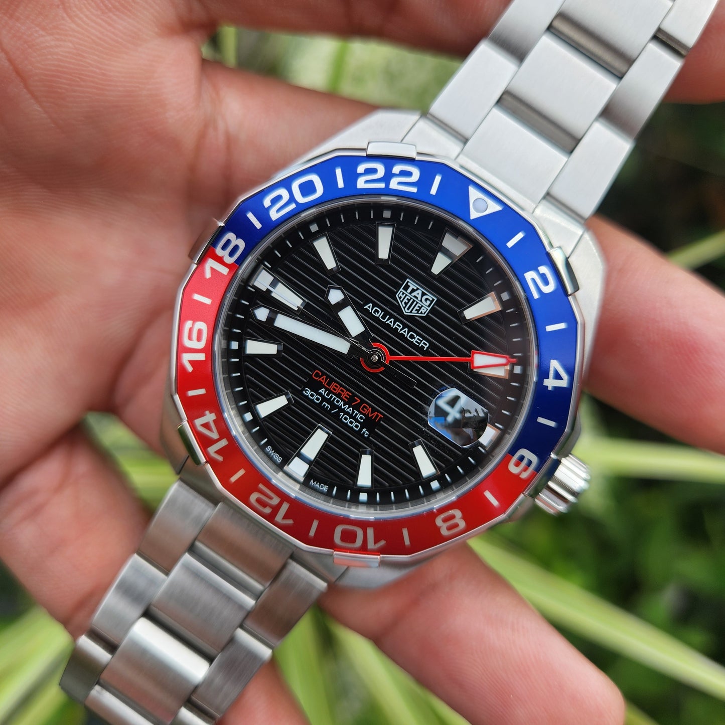 Tag Heuer Aquaracer Calibre 7 GMT 'Pepsi' 43mm