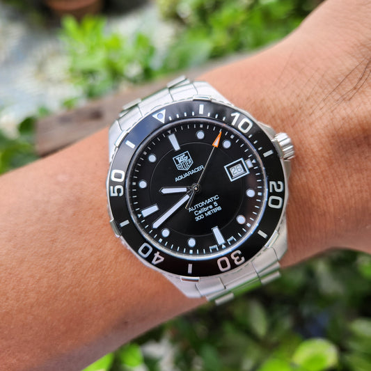 Tag Heuer Aquaracer Calibre 5 Black Dial 41mm