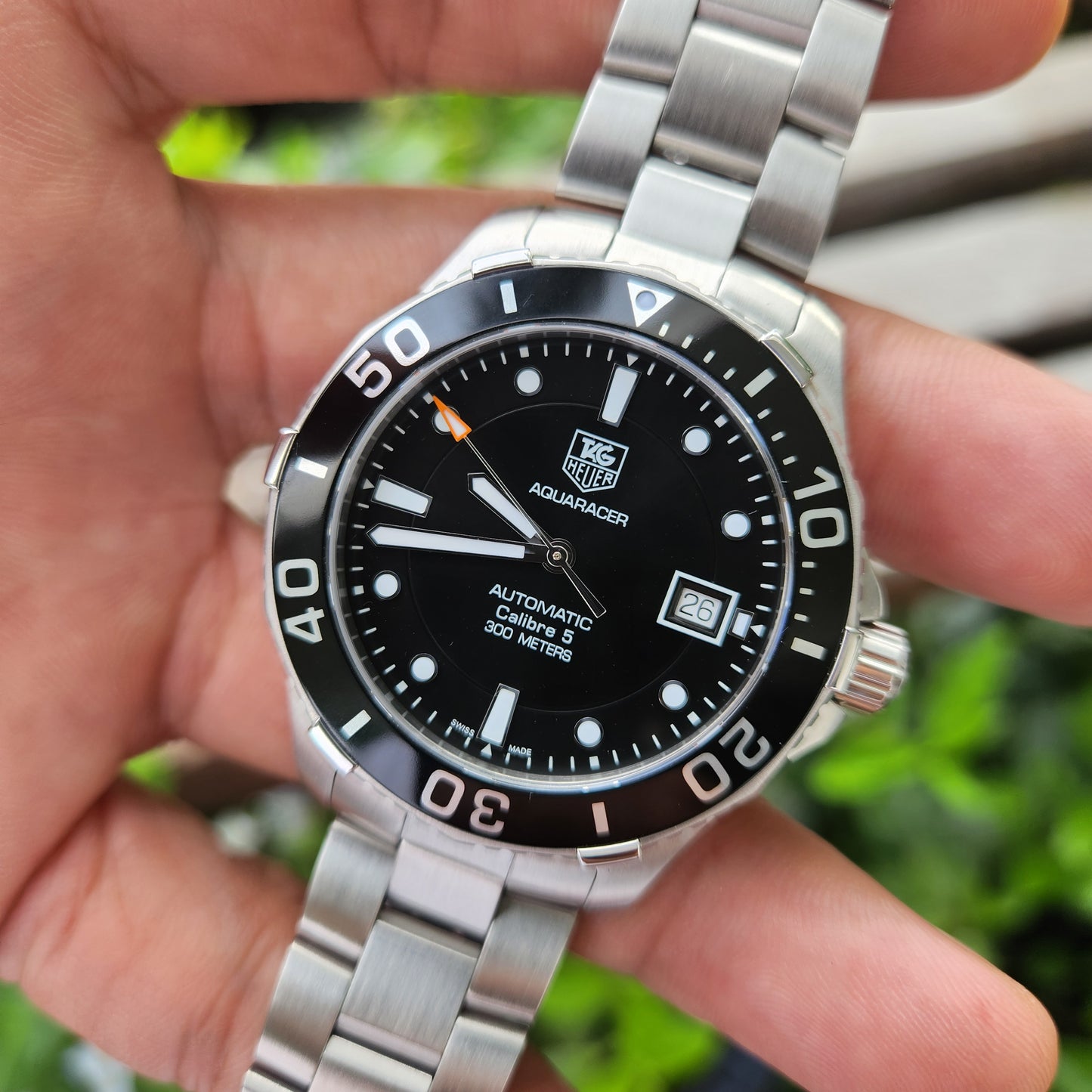 Tag Heuer Aquaracer Calibre 5 Black Dial 41mm