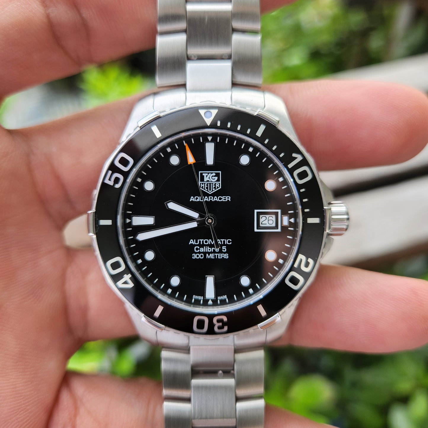 Tag Heuer Aquaracer Calibre 5 Black Dial 41mm