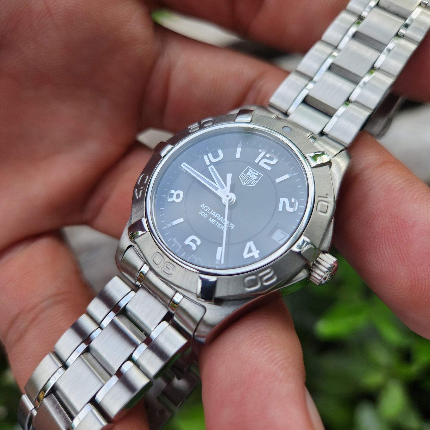 Tag Heuer Ladies Aquaracer Black Dial 33mm - Complete Set