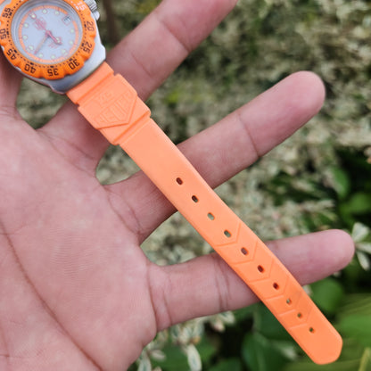 Tag Heuer Ladies F1 Classic 28mm - White and Orange Accent Dial