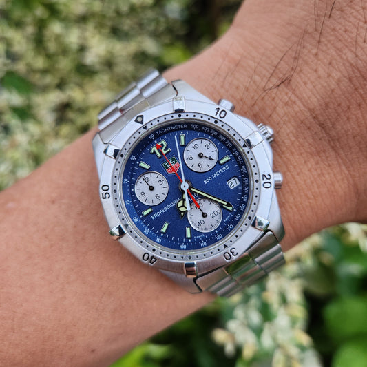 Tag Heuer Professional Chronograph 38mm Blue Dial