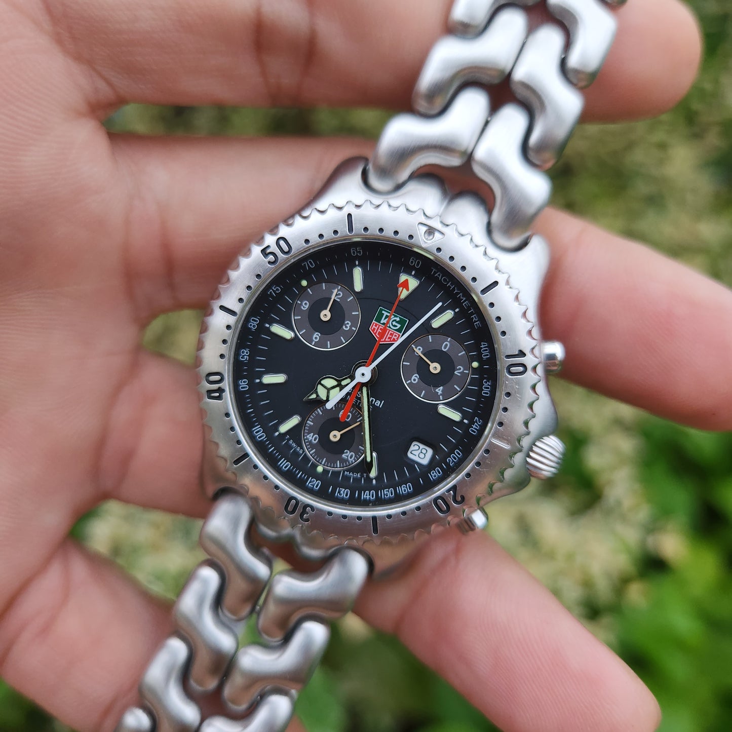 Tag Heuer S/EL Chronograph Black Dial 39mm