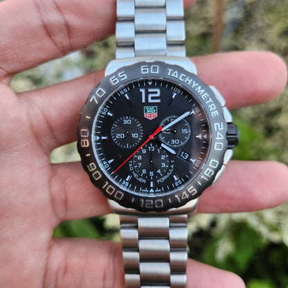 Tag Heuer F1 Chronograph Black Dial 42mm - Complete Set