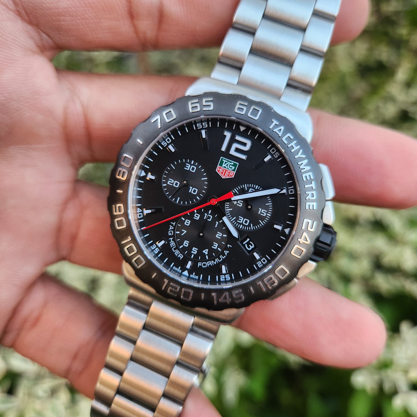 Tag Heuer F1 Chronograph Black Dial 42mm - Complete Set