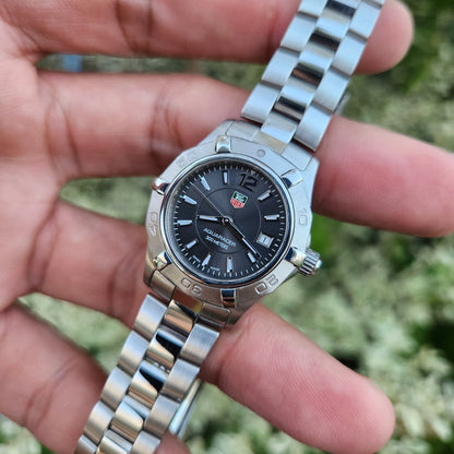 Tag Heuer Ladies Aquaracer Grey Sunburst Dial 27mm