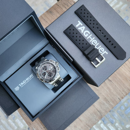 Tag Heuer F1 Chronograph Calibre 16 Ceramic Band and Bezel Anthracite Grey Dial 44mm