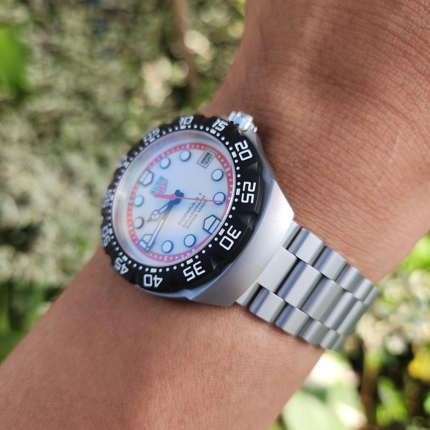 Tag Heuer F1 SolarGraph White Dial 38mm - Complete Set (Brand New)
