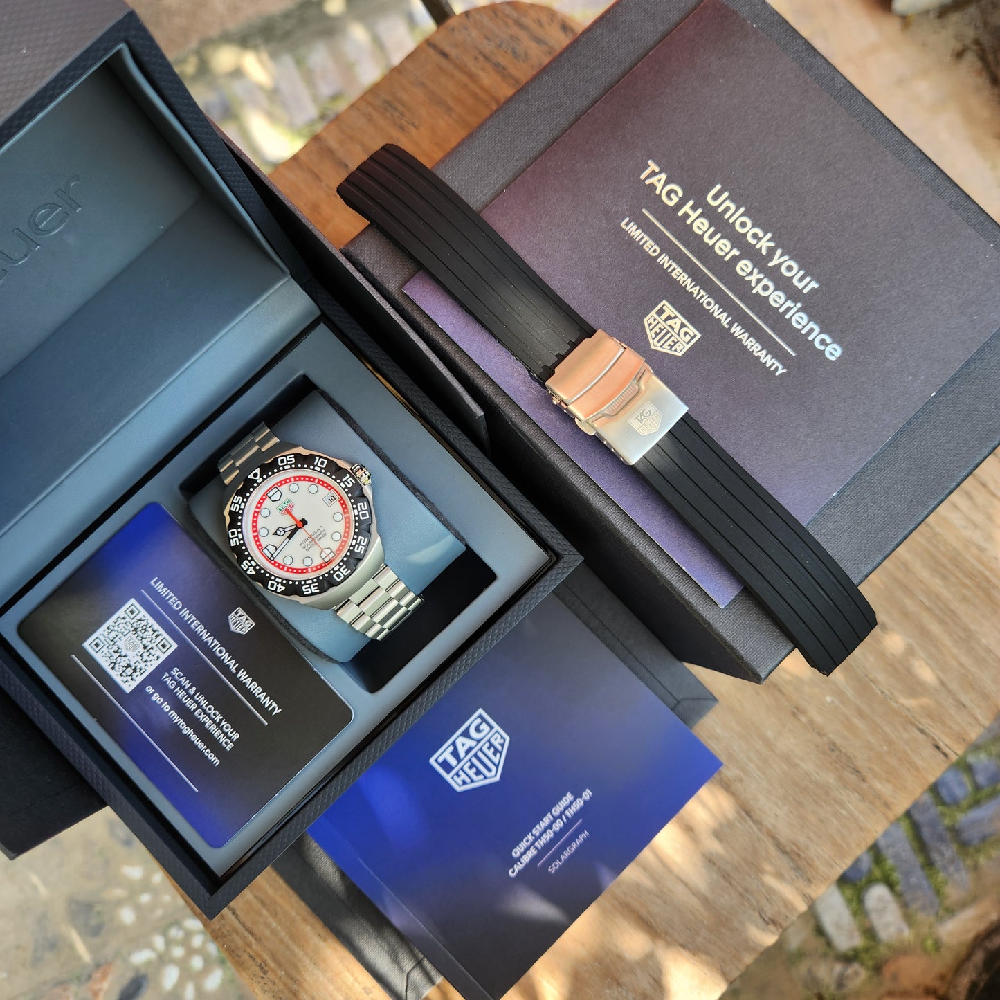 Tag Heuer F1 SolarGraph White Dial 38mm - Complete Set (Brand New)