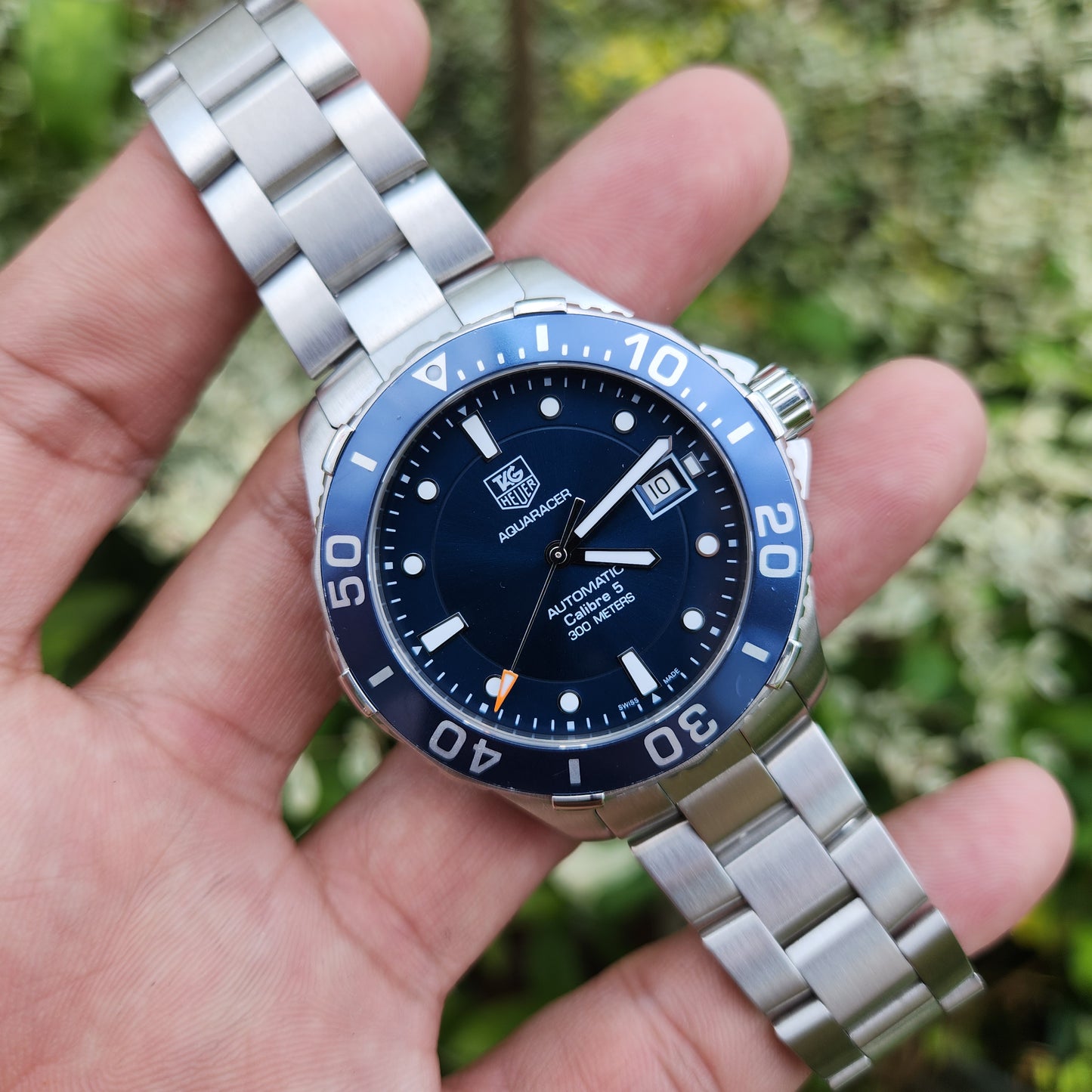 Tag Heuer Aquaracer Calibre 5 Blue Dial 41mm