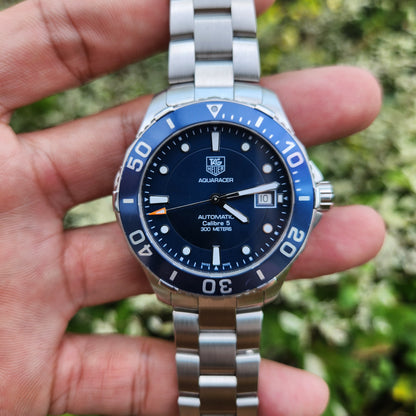 Tag Heuer Aquaracer Calibre 5 Blue Dial 41mm