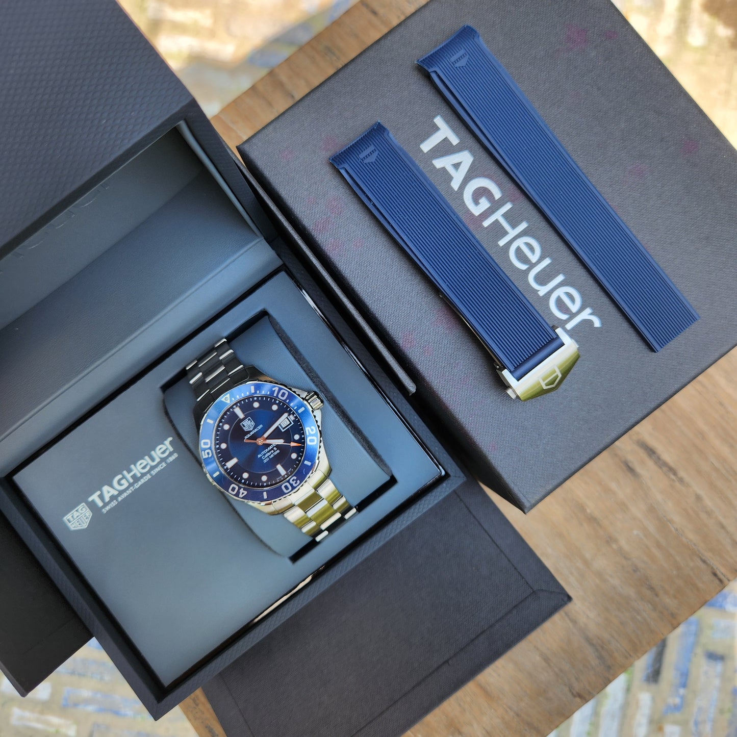 Tag Heuer Aquaracer Calibre 5 Blue Dial 41mm