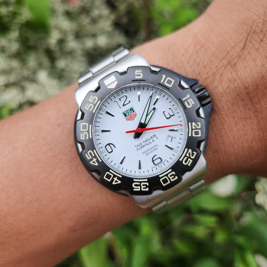 Tag Heuer F1 White Dial 40mm