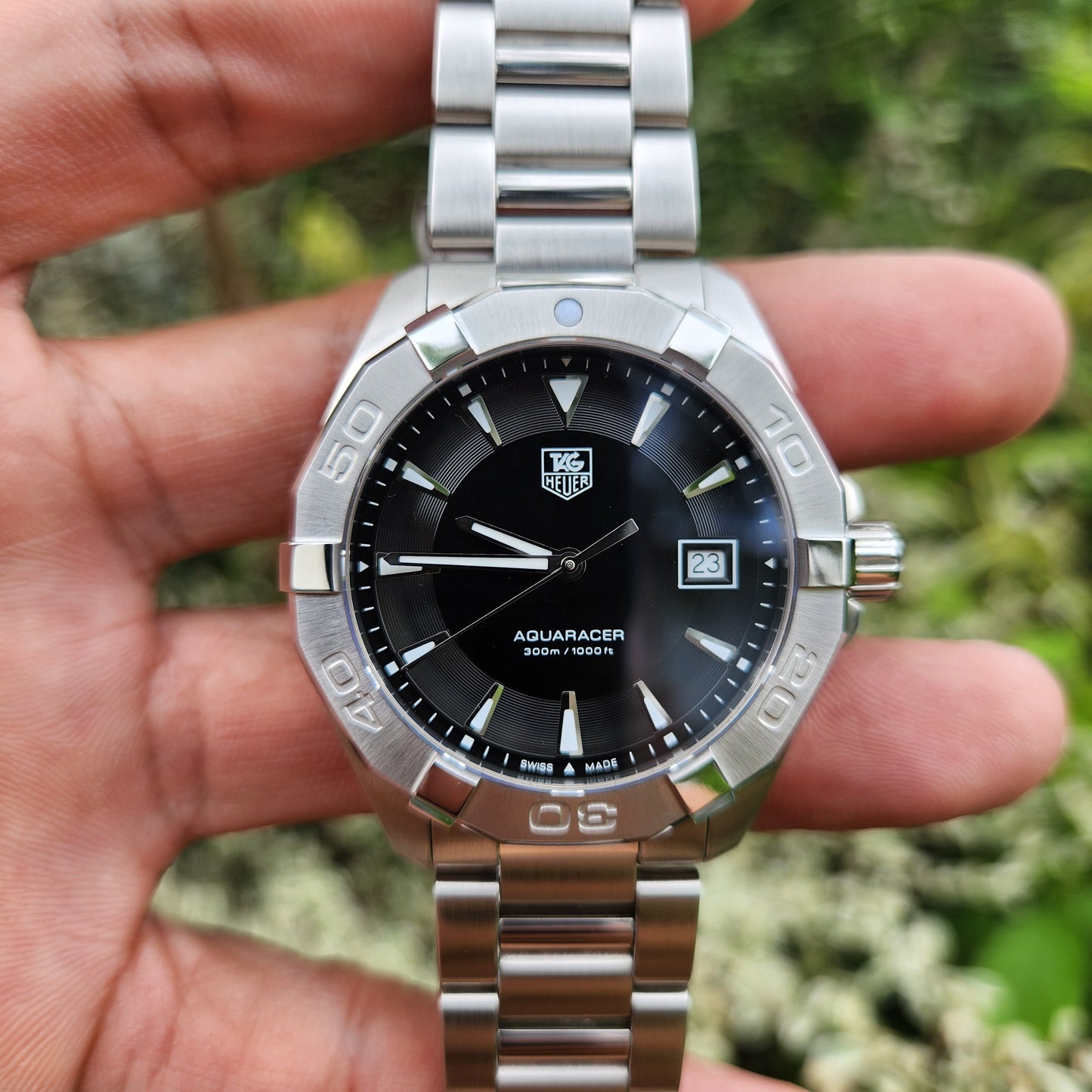 Tag Heuer Aquaracer 300M Black Dial 41mm - Complete Set