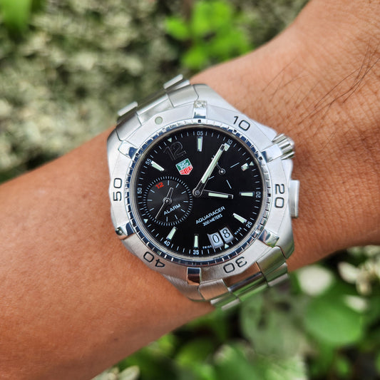 Tag Heuer Aquaracer Alarm Black Dial 39mm