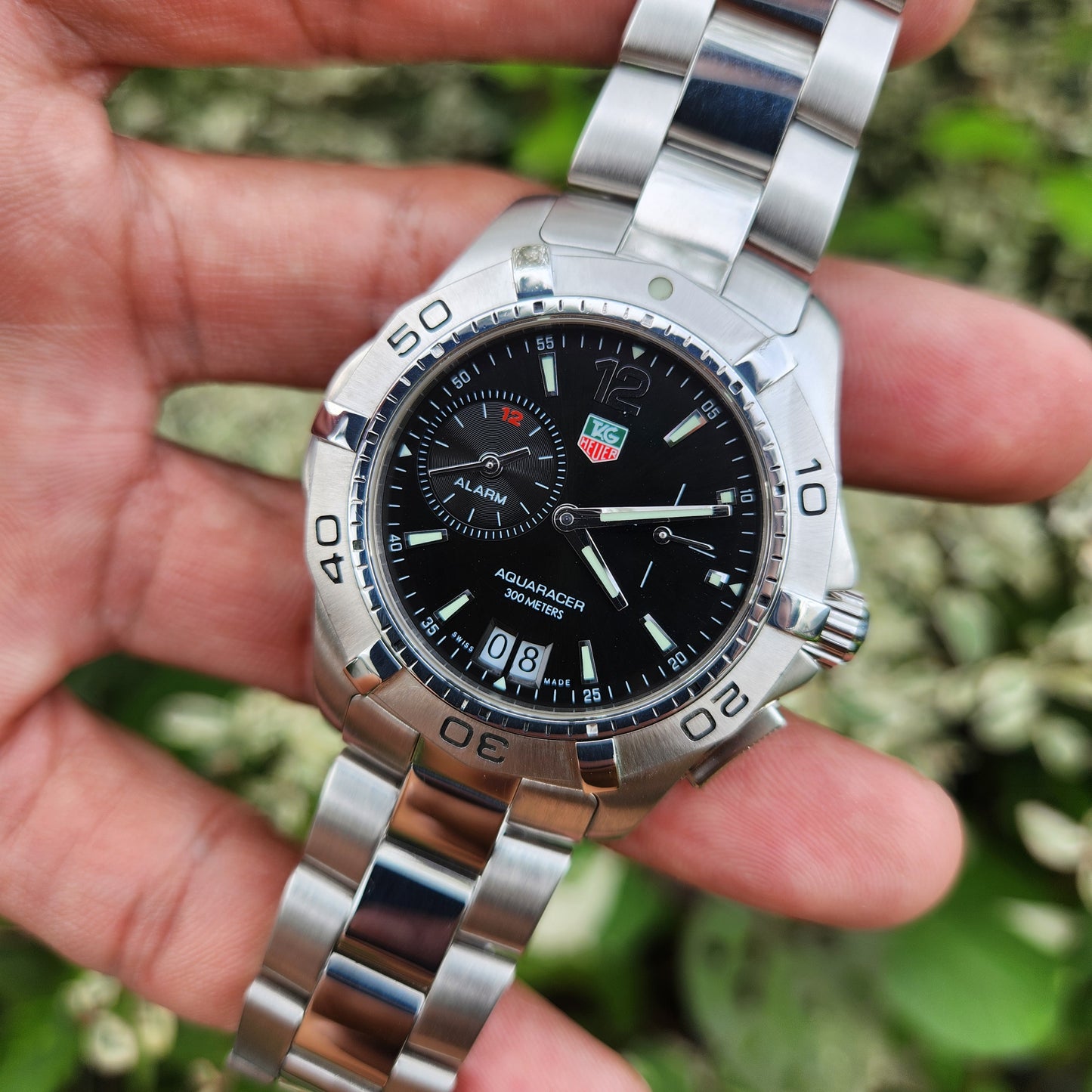 Tag Heuer Aquaracer Alarm Black Dial 39mm