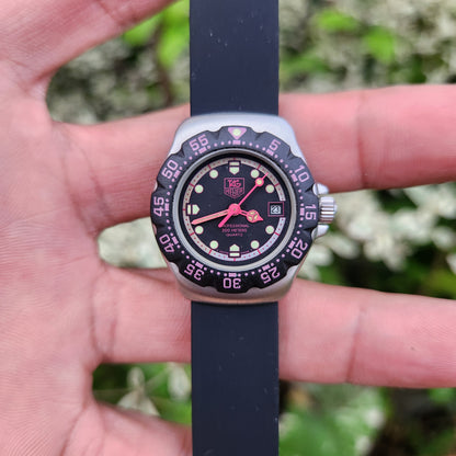 Tag Heuer Ladies Classic in Black/Pink Accent Dial