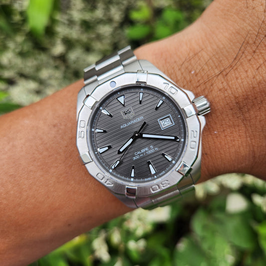 Tag Heuer Aquaracer Calibre 5 Grey Dial 41mm