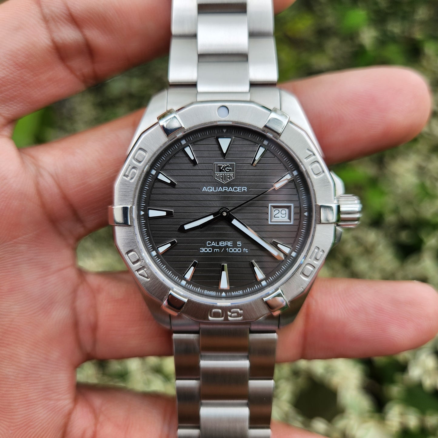 Tag Heuer Aquaracer Calibre 5 Grey Dial 41mm
