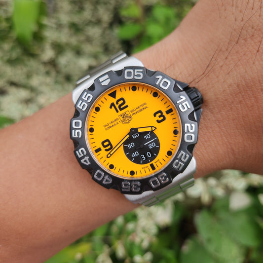 Tag Heuer F1 Grande Date Orange Full Lume Dial 44mm