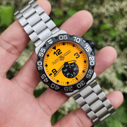 Tag Heuer F1 Grande Date Orange Full Lume Dial 44mm