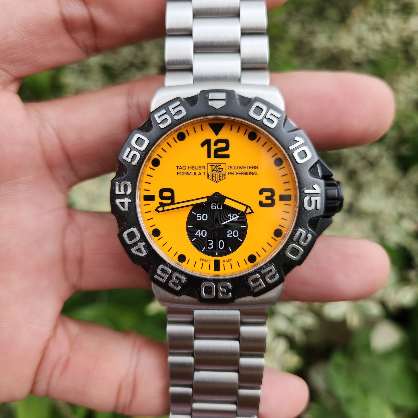 Tag Heuer F1 Grande Date Orange Full Lume Dial 44mm