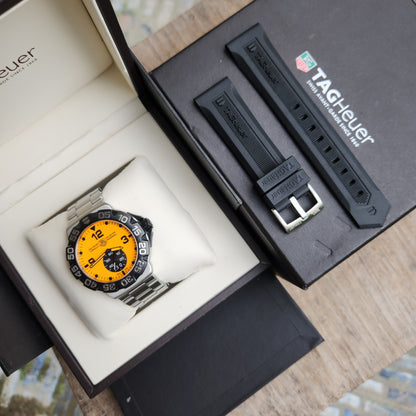 Tag Heuer F1 Grande Date Orange Full Lume Dial 44mm