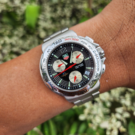 Tag Heuer F1 Chronograph Indy 500 Black Dial 40mm