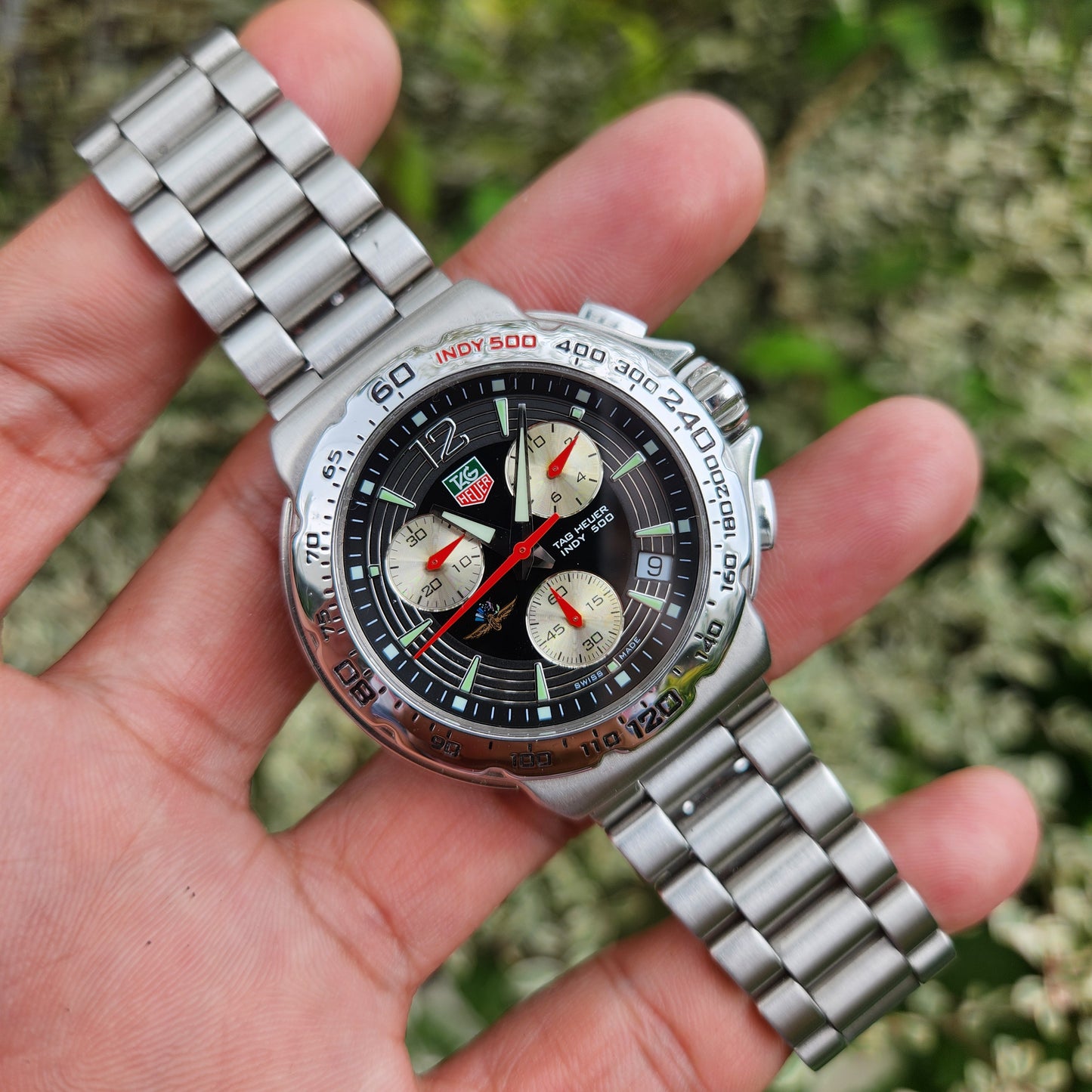 Tag Heuer F1 Chronograph Indy 500 Black Dial 40mm
