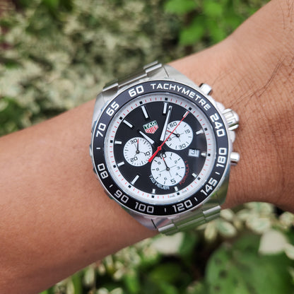 Tag Heuer F1 Chronograph &nbsp;Reverse Panda Dial 43mm - Complete Set