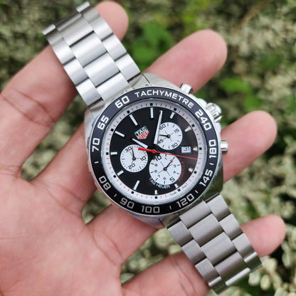 Tag Heuer F1 Chronograph &nbsp;Reverse Panda Dial 43mm - Complete Set