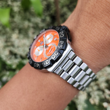 Tag Heuer F1 Chronograph Alonso 41mm Orange Dial - Complete Set