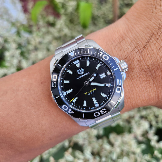 Tag Heuer Aquaracer 300M Black Dial 41mm - Complete Set