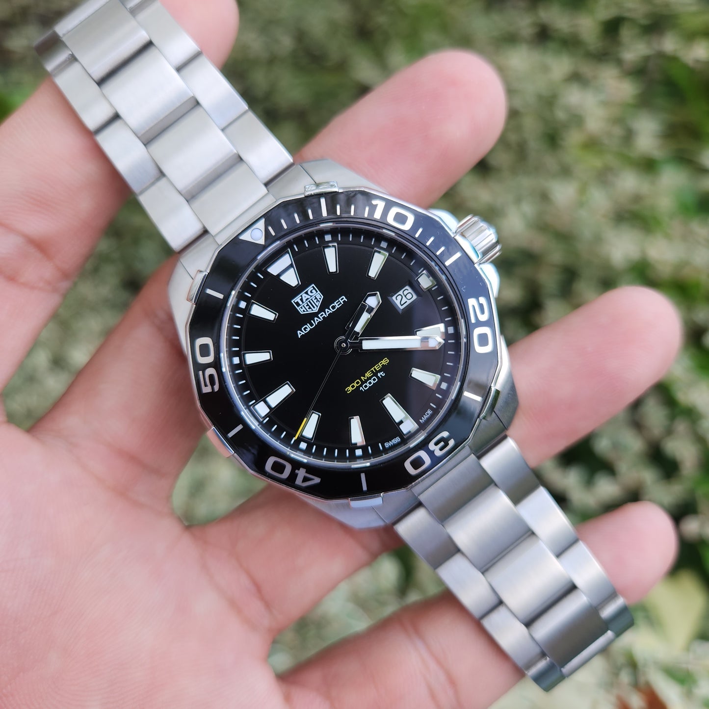 Tag Heuer Aquaracer 300M Black Dial 41mm - Complete Set