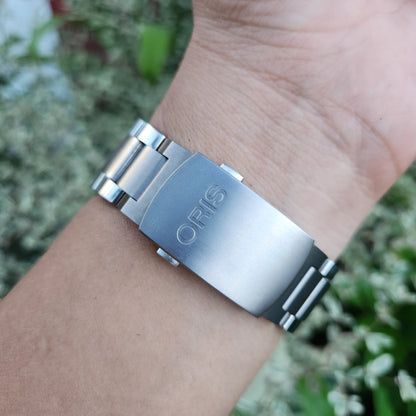Oris Aquis Tubbataha Titanium Limited Edition Ceramic Bezel in Blue Dial 46mm - Complete Set