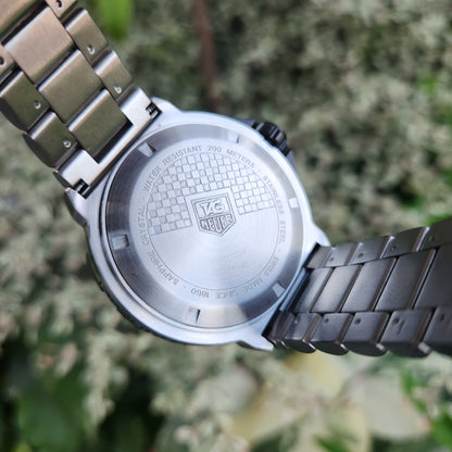 Tag Heuer F1 Grande Date Panda Full Lume White Dial 44mm - Complete Set