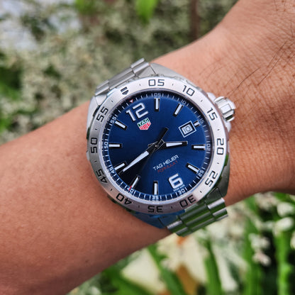 Tag Heuer F1 Sunburst Blue Dial 41mm
