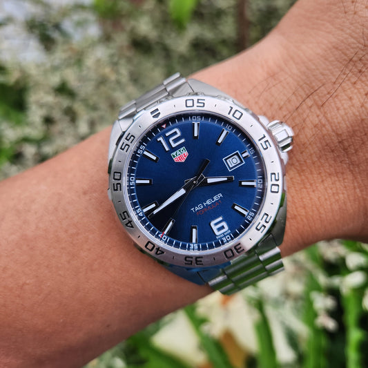 Tag Heuer F1 Sunburst Blue Dial 41mm