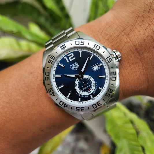 Tag Heuer F1 Calibre 6 Sunray Blue Dial 43mm