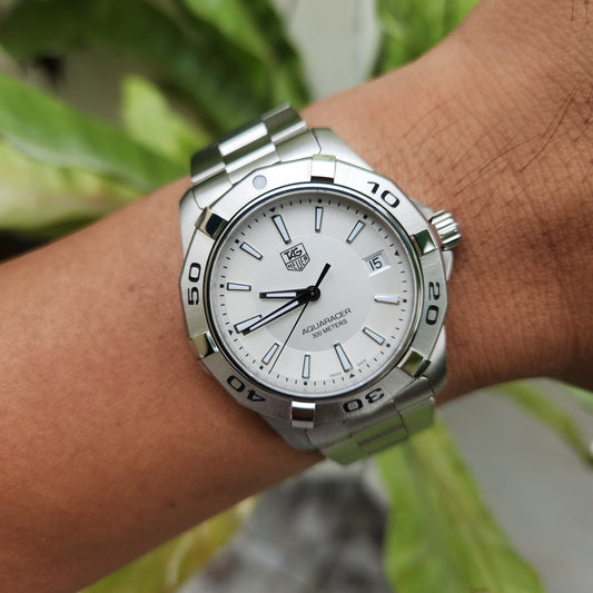 Tag Heuer Aquaracer Silver Dial 39mm